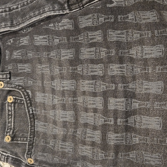 COCA-COLA X LUCKY BRAND HI-RISE MOM SHORT. SIZE 8/29 - Picture 12 of 14